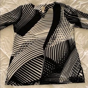 Chico s Size 2 Tunic Top